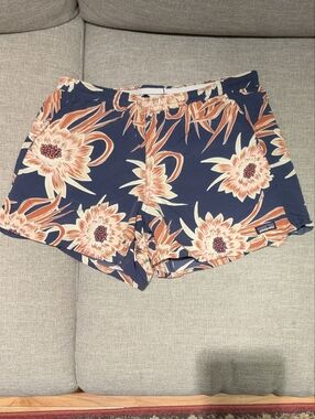 Patagonia Navy Floral Board Shorts